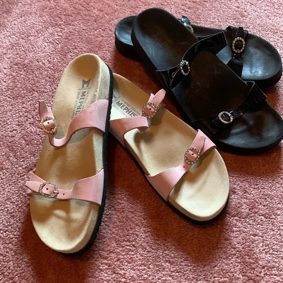Mephisto Mr. Relax slide on sandals 🔴 - Picture 1 of 8